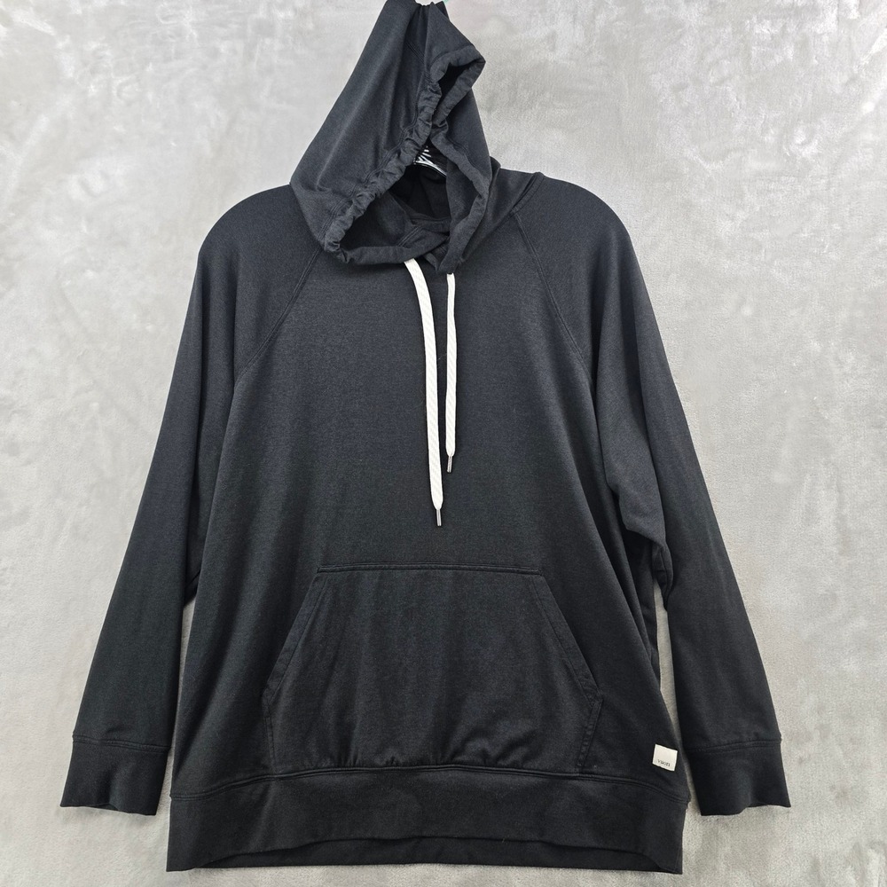 Vuori Hoodie Womens XS Black VW279 Halo Essential Pullover Raglan Long‎ Sleeve